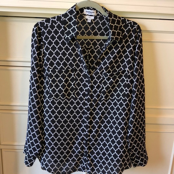 Express Tops - Express Portofino slim blouse szL